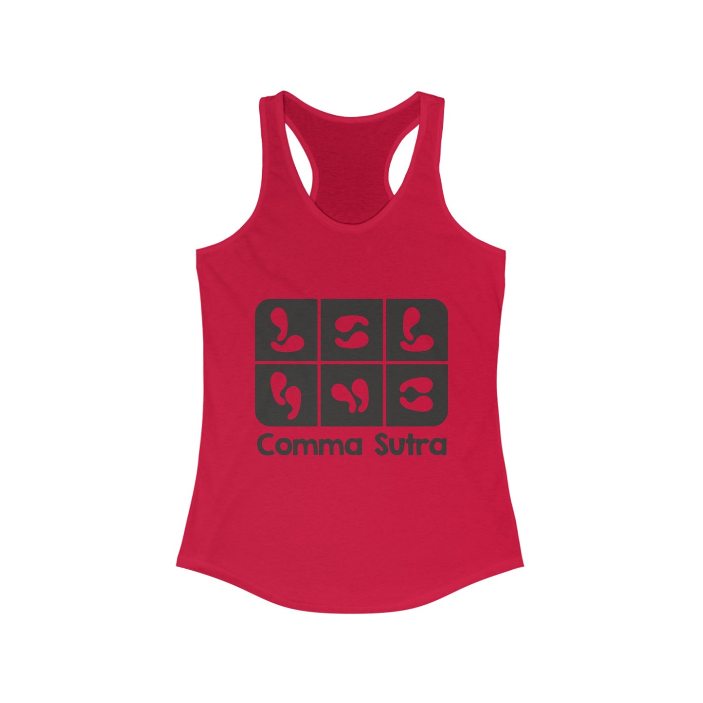 Dark Comma Sutra tank top