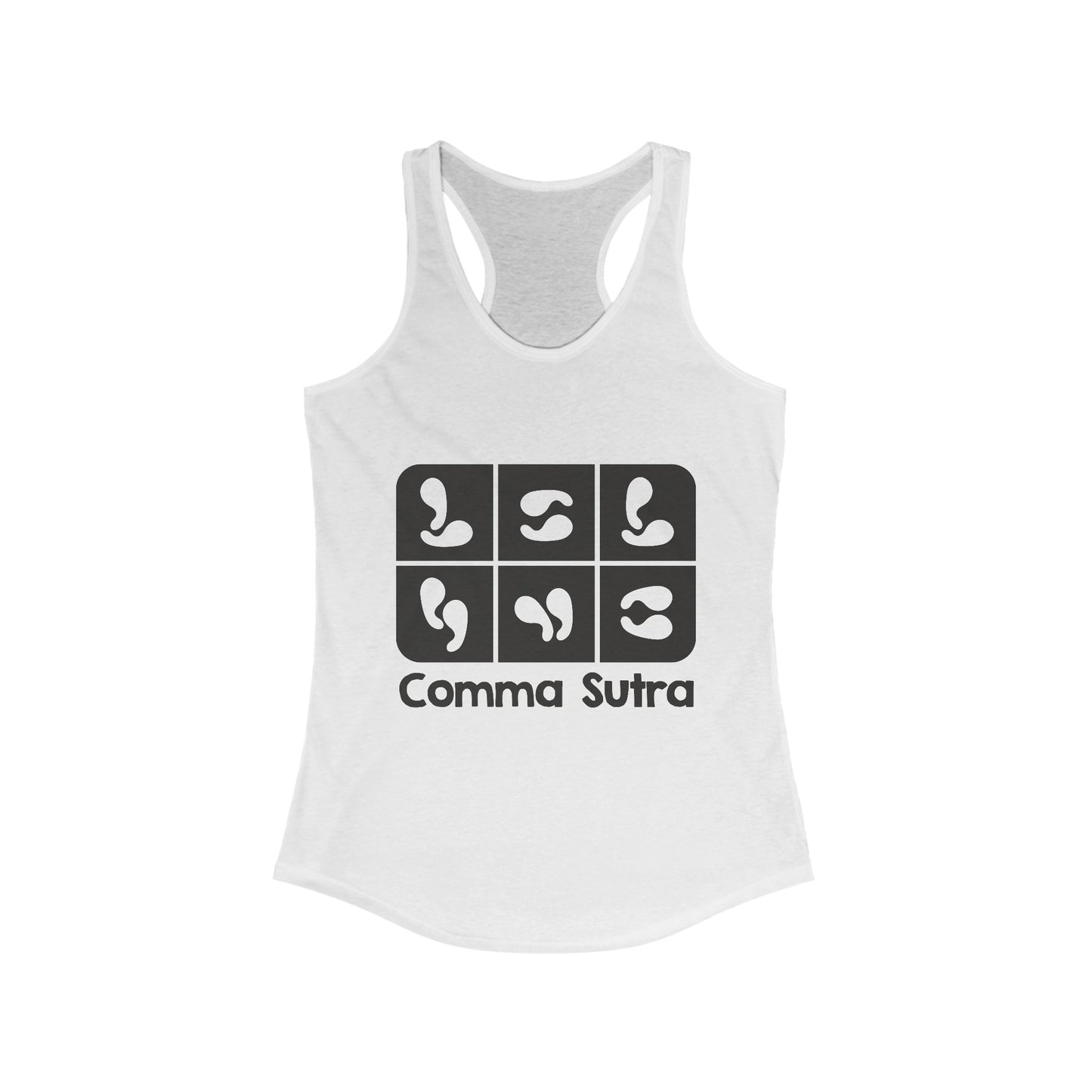 Dark Comma Sutra tank top