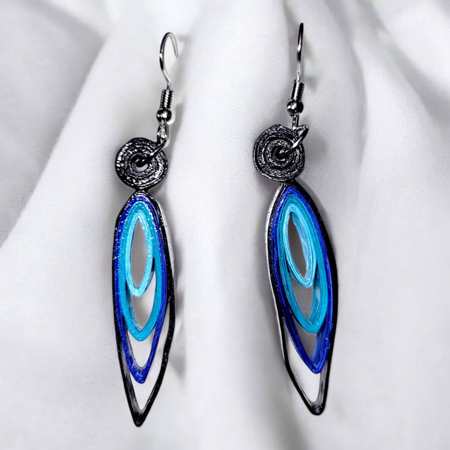 Dangle Earrings - Blue