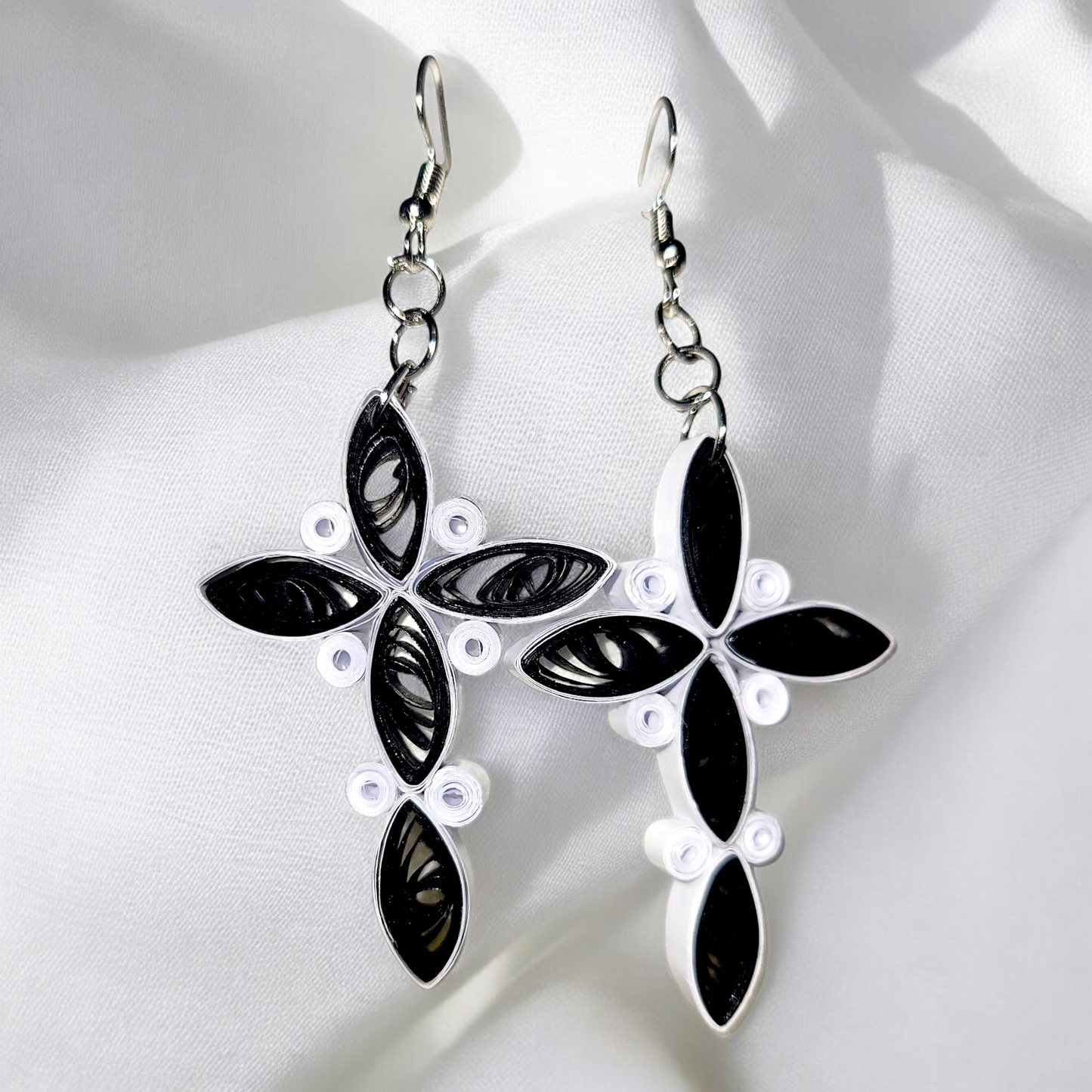 Dangle Earrings - Cross