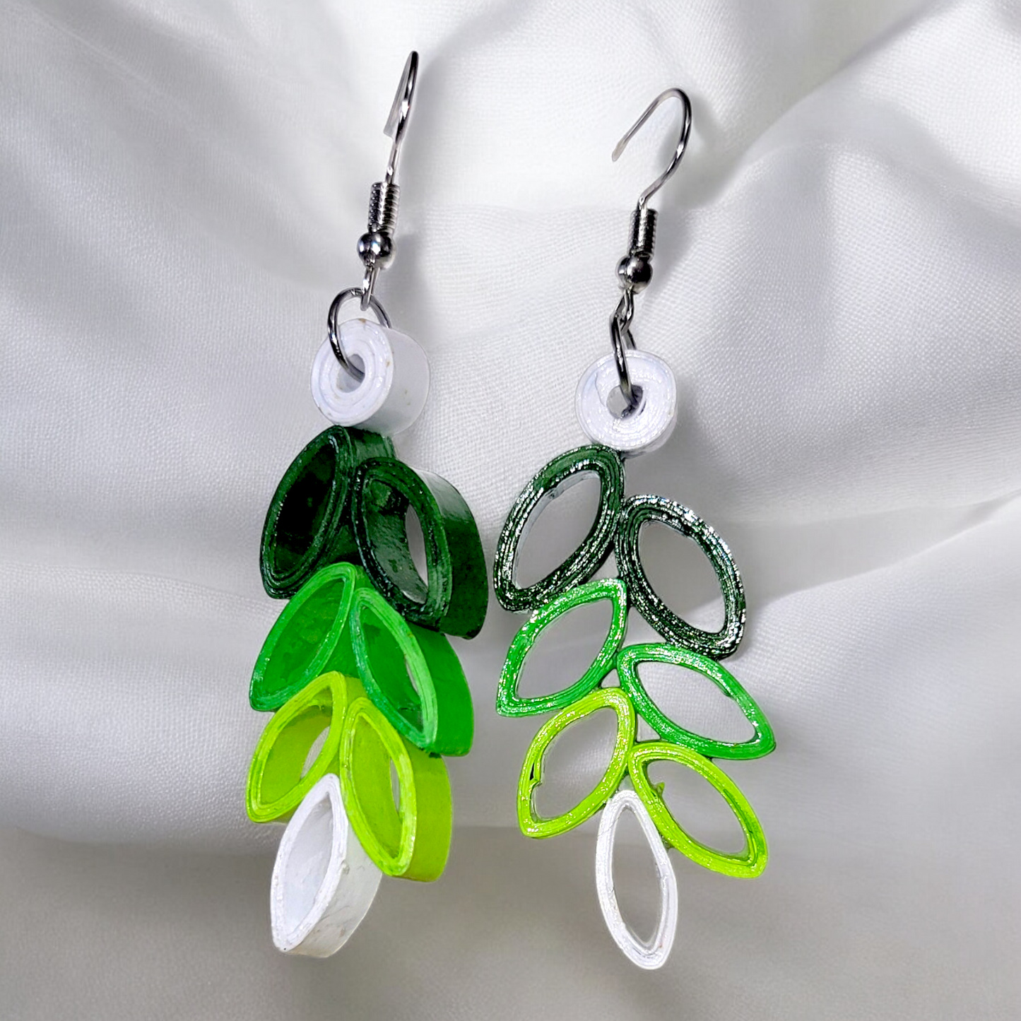 Dangle Earrings - Green