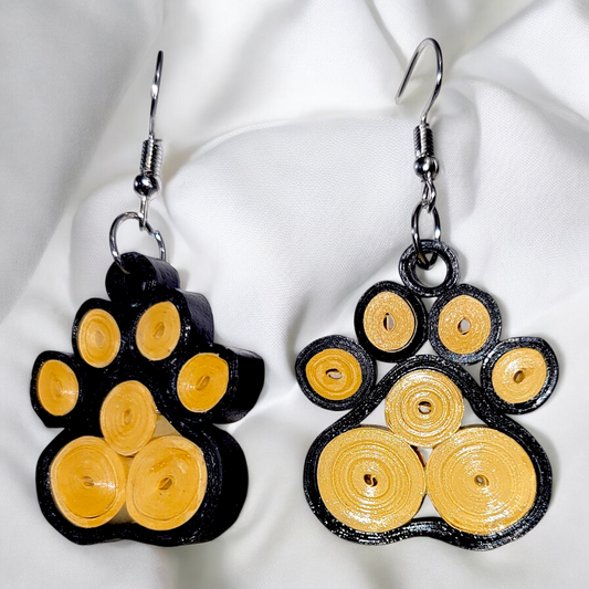 Paw Print Earrings