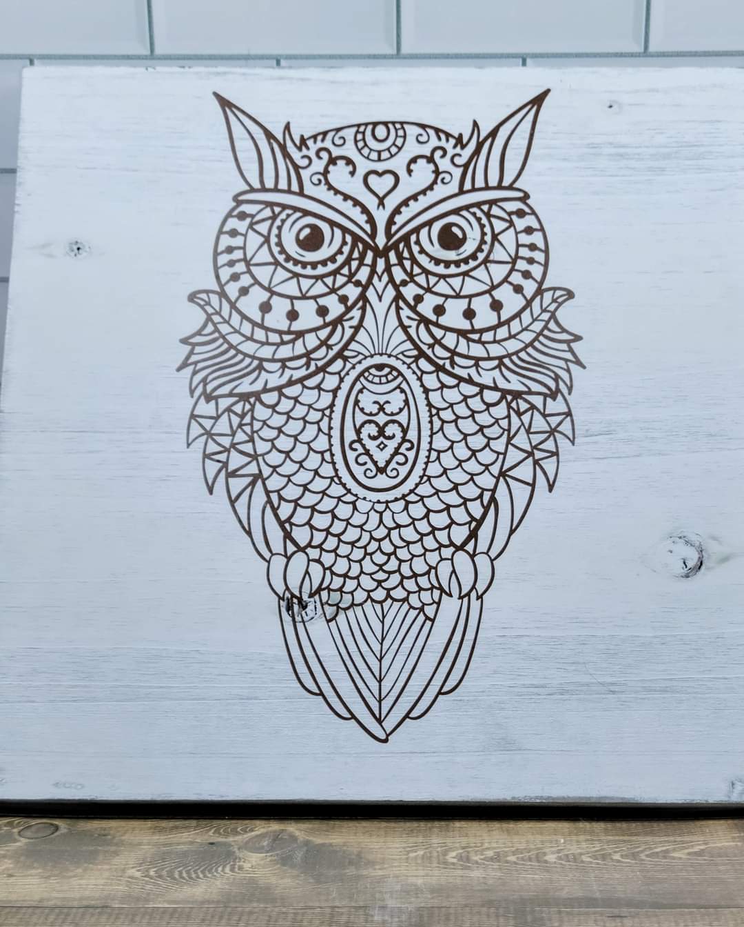 Rustic Owl Wall Art