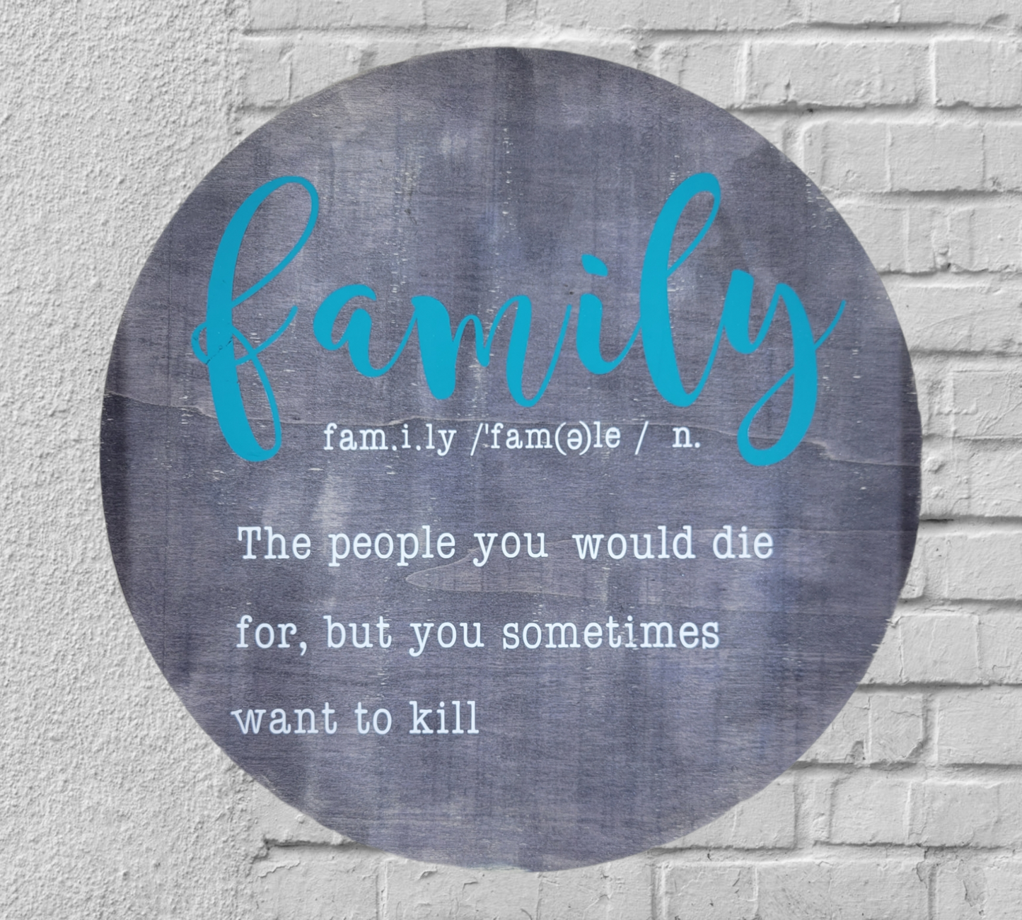 Family Definition Sign